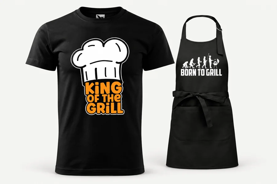Pánské tričko King of the GRILL · Zástěra Born to grill - pánská